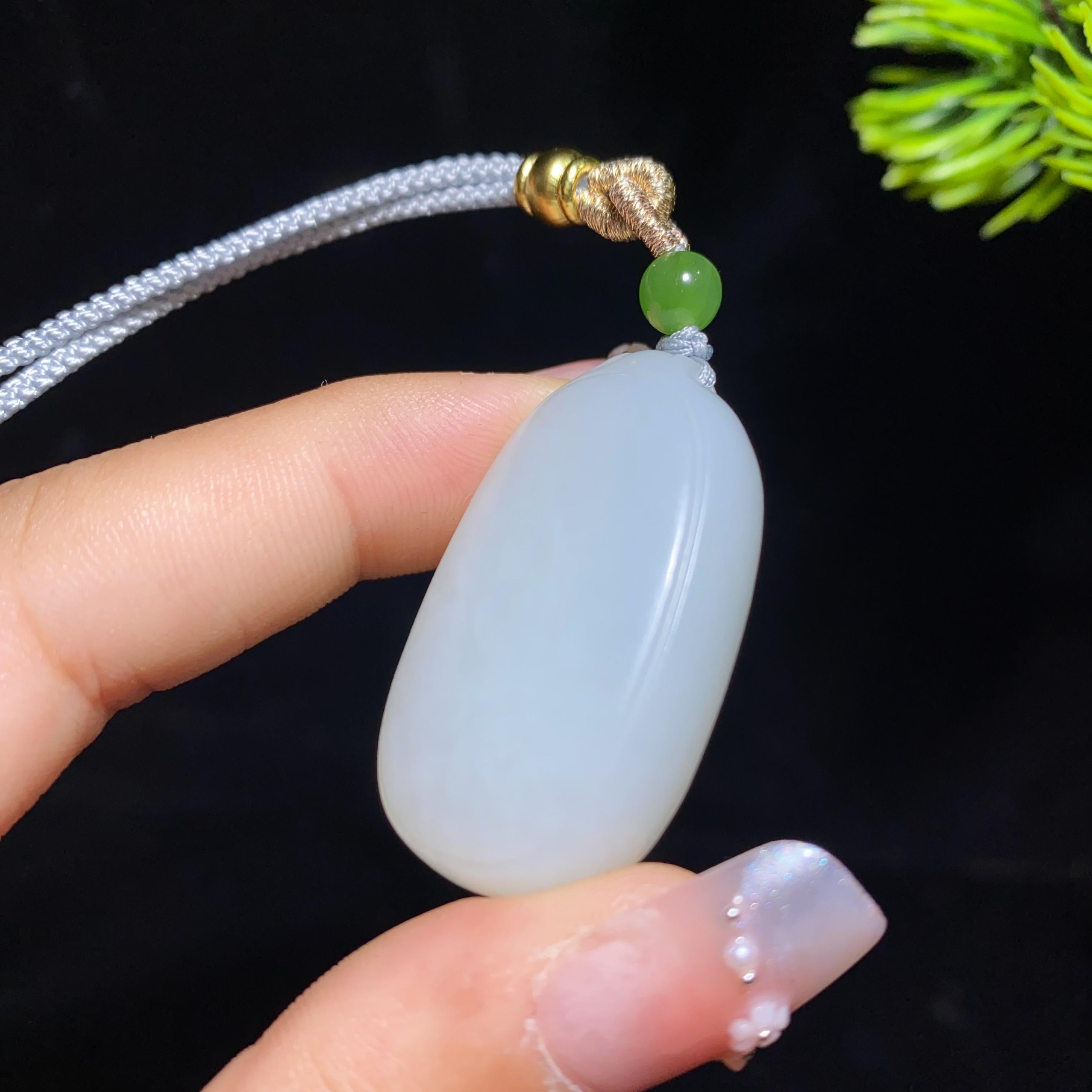 【超值推荐】和田玉羊脂白玉无事牌（20.8g）