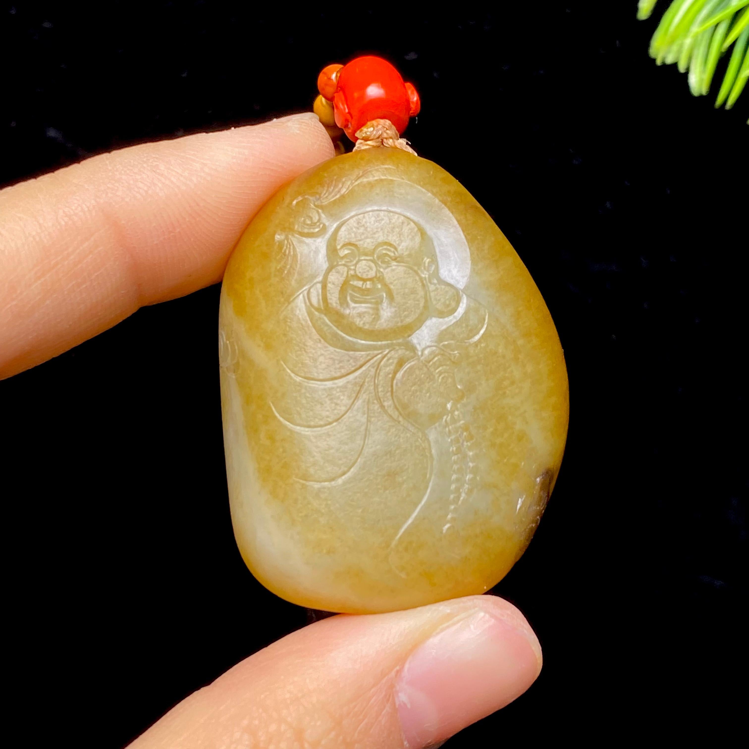 和田玉籽料弥勒佛（43.3g）