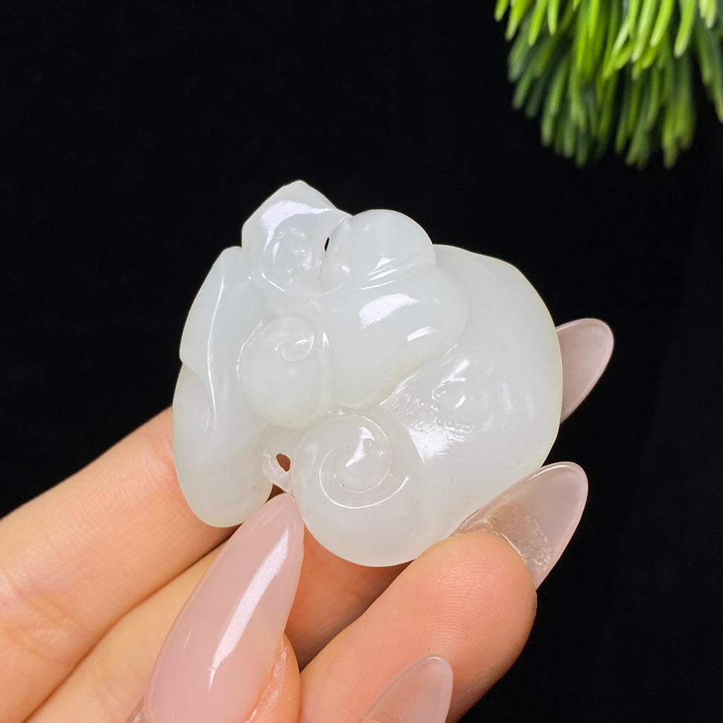 和田玉籽料如意（17.9g）
