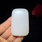 和田玉白玉平安无事牌（61.5g）
