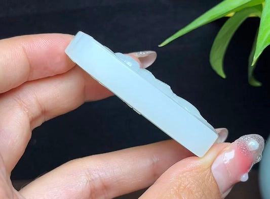高品质和田羊脂玉佛公（46.3g）