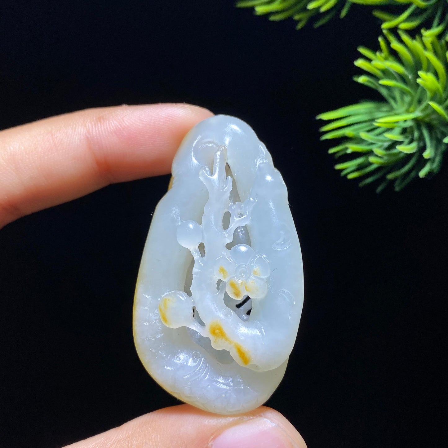 和田玉籽料喜事连连（18.3g）