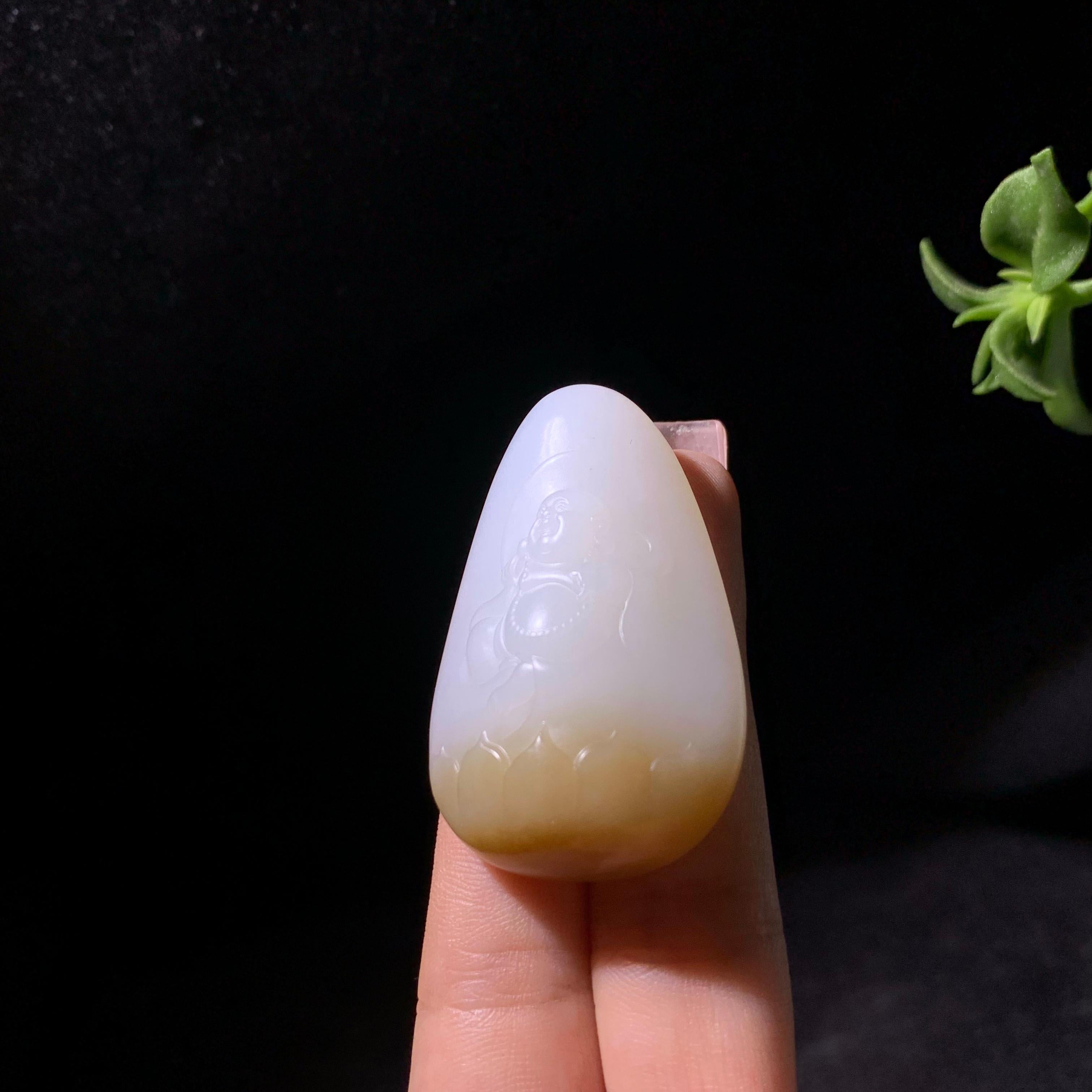 新疆且末糖白玉佛公（29.3g）
