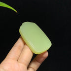 和田山料黄口无事牌挂件（71.6g）