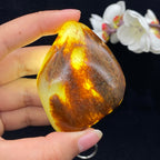 和田玉聚红皮籽料（97g）