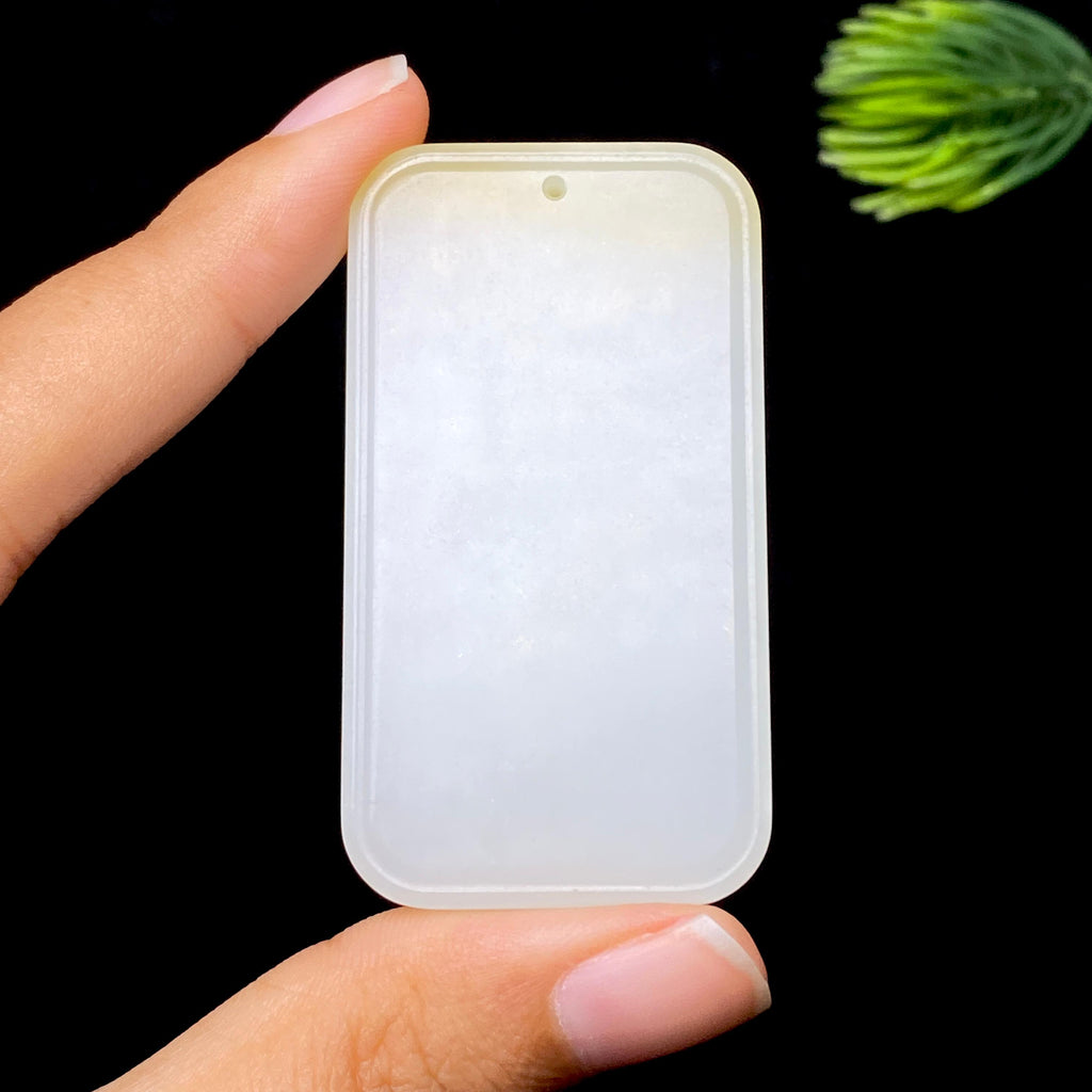 和田玉糖白无事牌（38.0g）