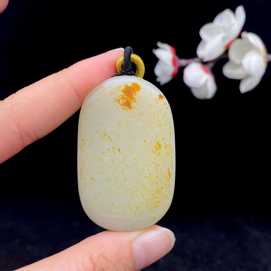 和田玉籽料【平安无事牌】（47.6g）