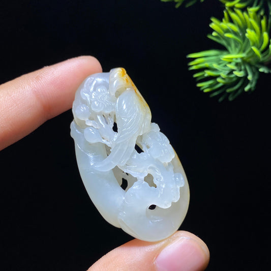 和田玉籽料喜事连连（18.3g）
