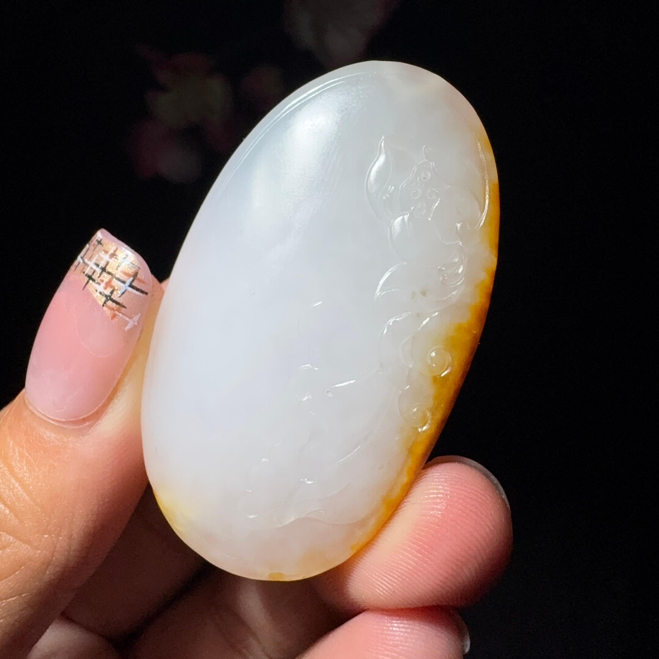 和田玉籽料佛公挂件（23.3g）