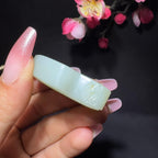和田玉籽料随形平安无事牌（44.9g）