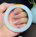 和田羊脂玉糖白一口糖正圈手镯（73.3g）