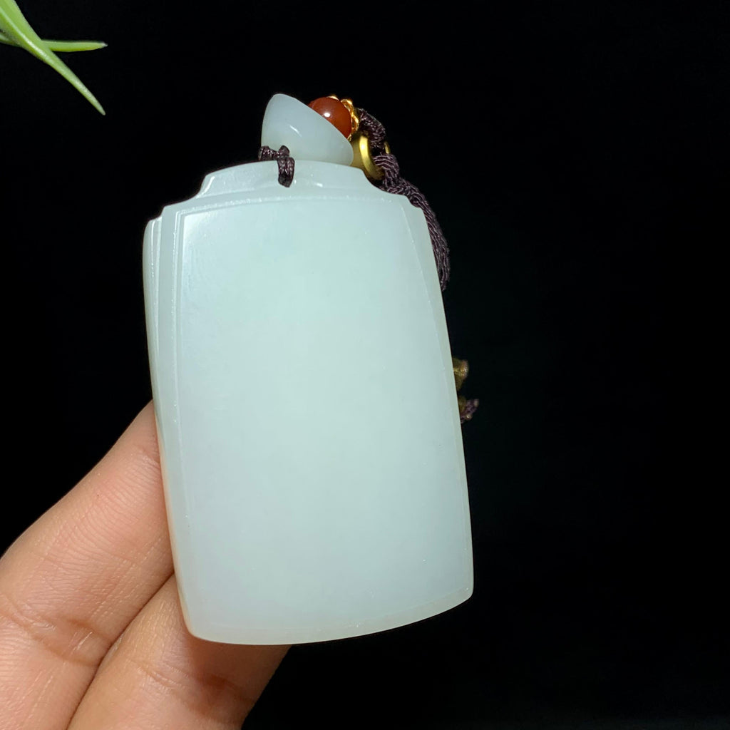 和田山料白玉无事牌（43.3g）