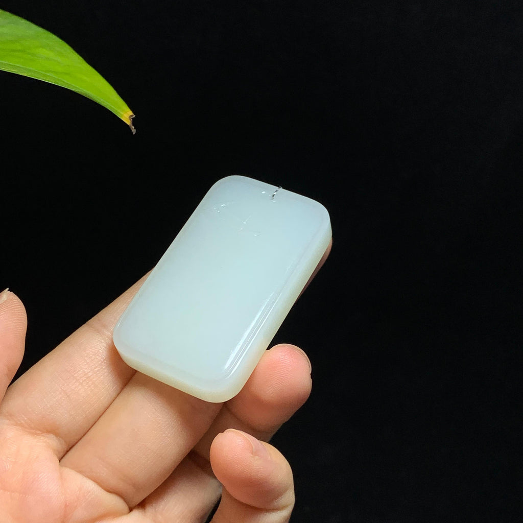 和田山料白玉无事牌（33.9g）
