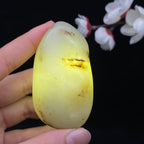 和田玉黄皮籽料原石（78.8g）