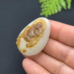 和田玉羊脂白玉佛挂件（25.2g）