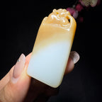 和田玉糖白平安牌（29.5g）