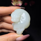 和田玉籽料挂件貔貅（56.3克）