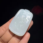 和田玉白玉龙凤牌（35.7g）