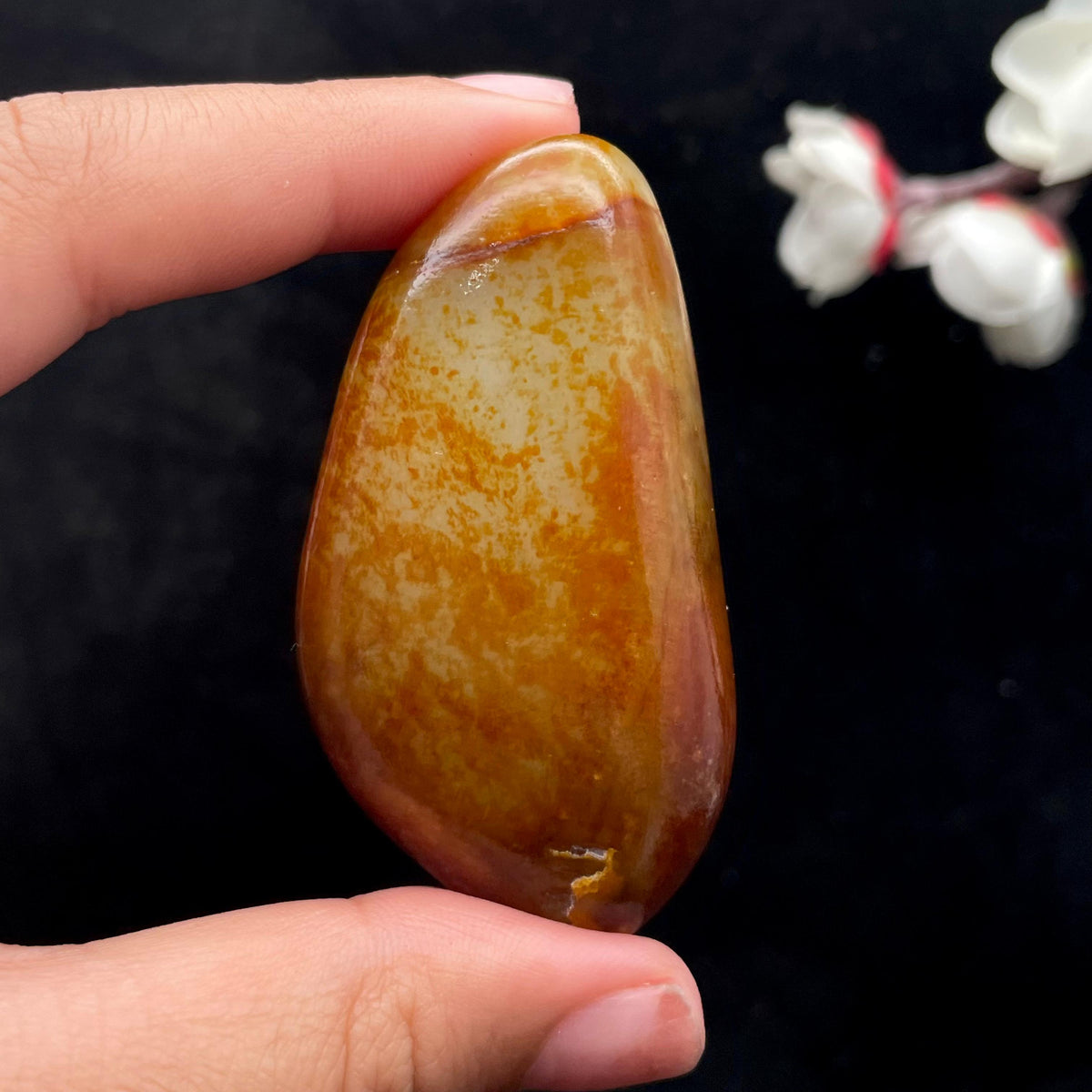 和田玉红皮籽料（55.1g）