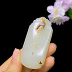 和田玉籽料无事牌（40.9g）