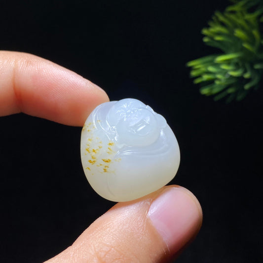 和田玉籽料佛公（11.0g）