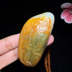 和田玉籽料钟馗纳福（85.7g）