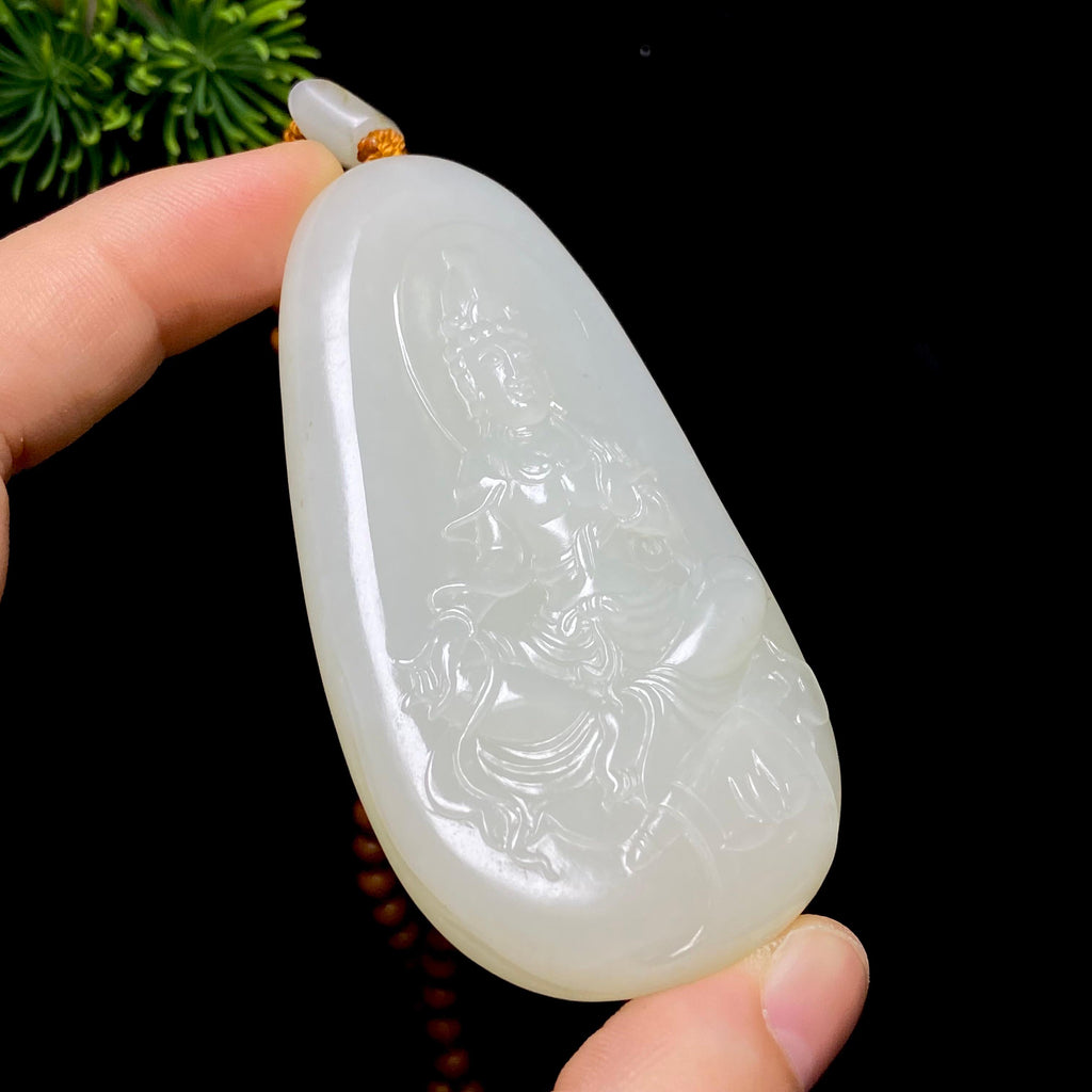 和田玉籽料观音（78.7g）