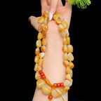 和田玉黄皮籽料项链（93.6g）