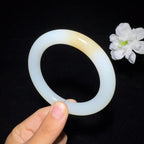 秒杀精品和田玉糖羊脂白手镯（64.3g）