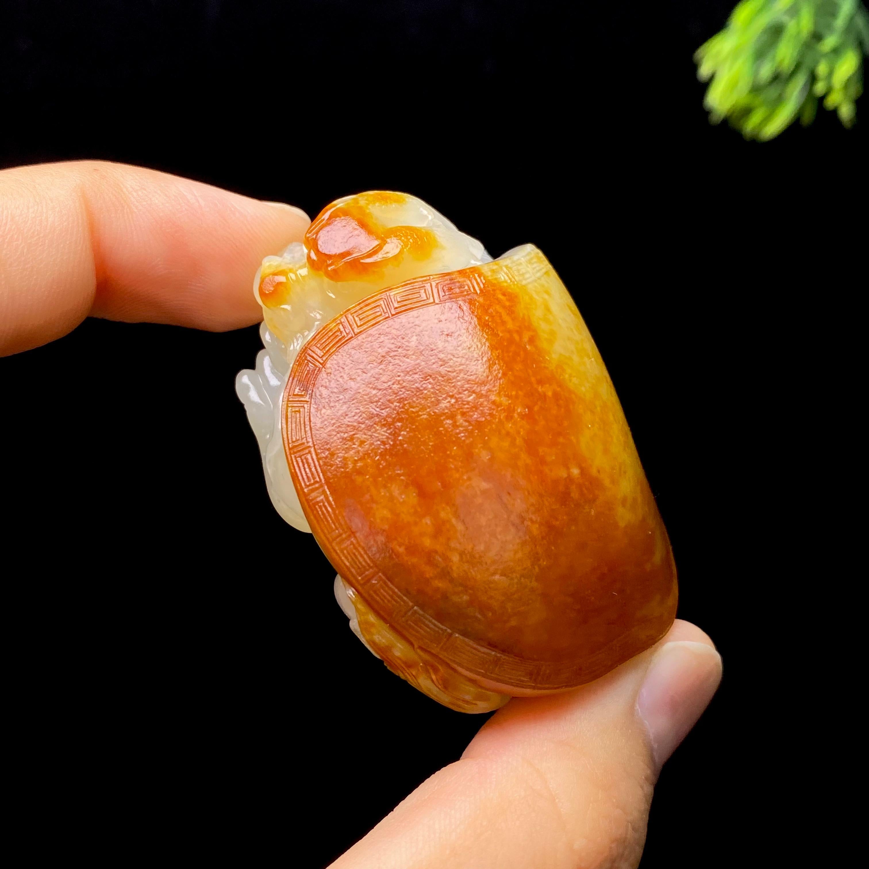 和田玉籽料龙龟（85.5g）