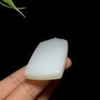和田山料羊脂白玉无事牌（41.0g）