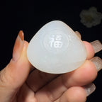 和田玉籽料挂件佛公（22.2g）