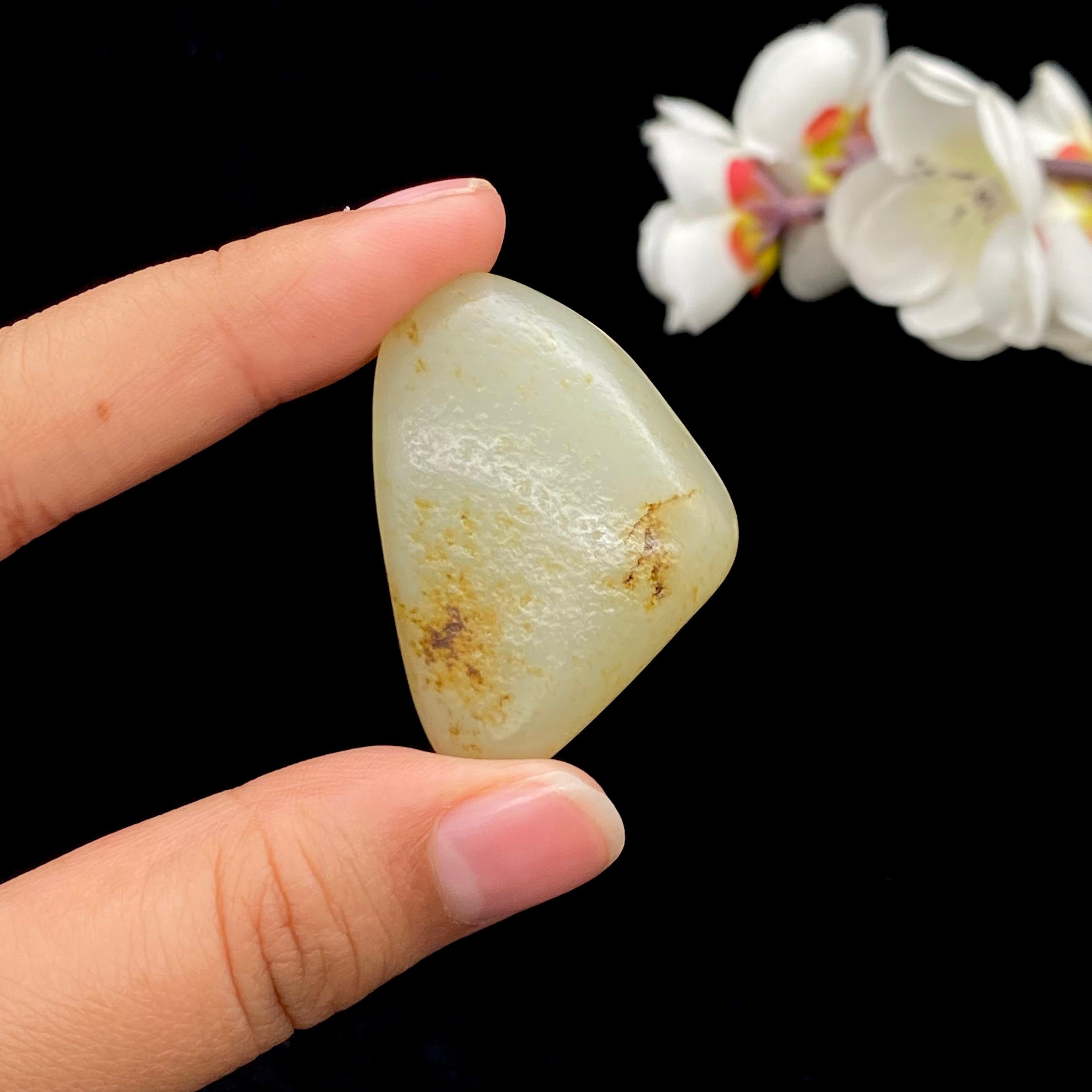 和田玉洒金皮籽料挂件（24.4g）