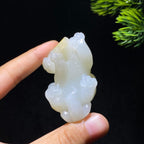 和田玉籽料貔貅把件（86.2g）