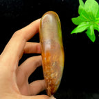 和田玉聚红皮青花籽料摆件（344.6g）
