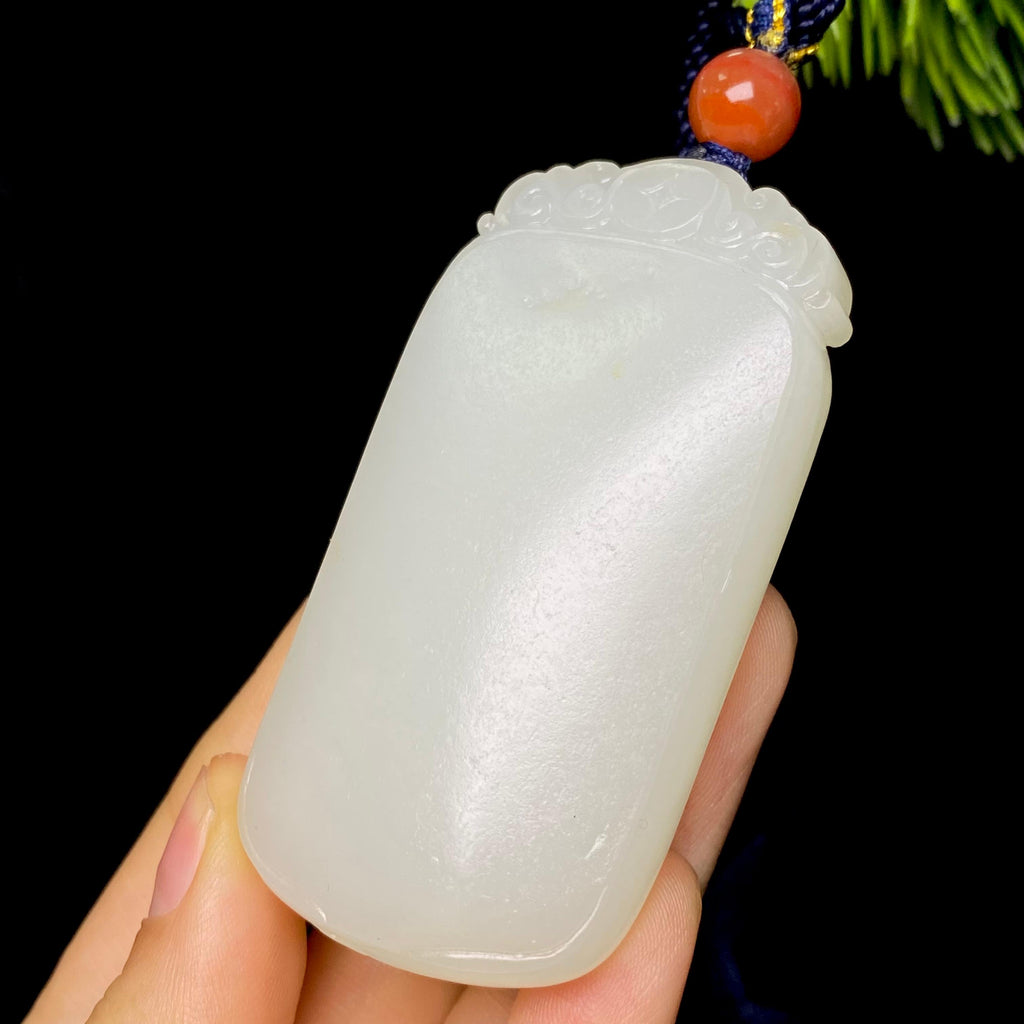 和田玉籽料无事牌（67.3g）