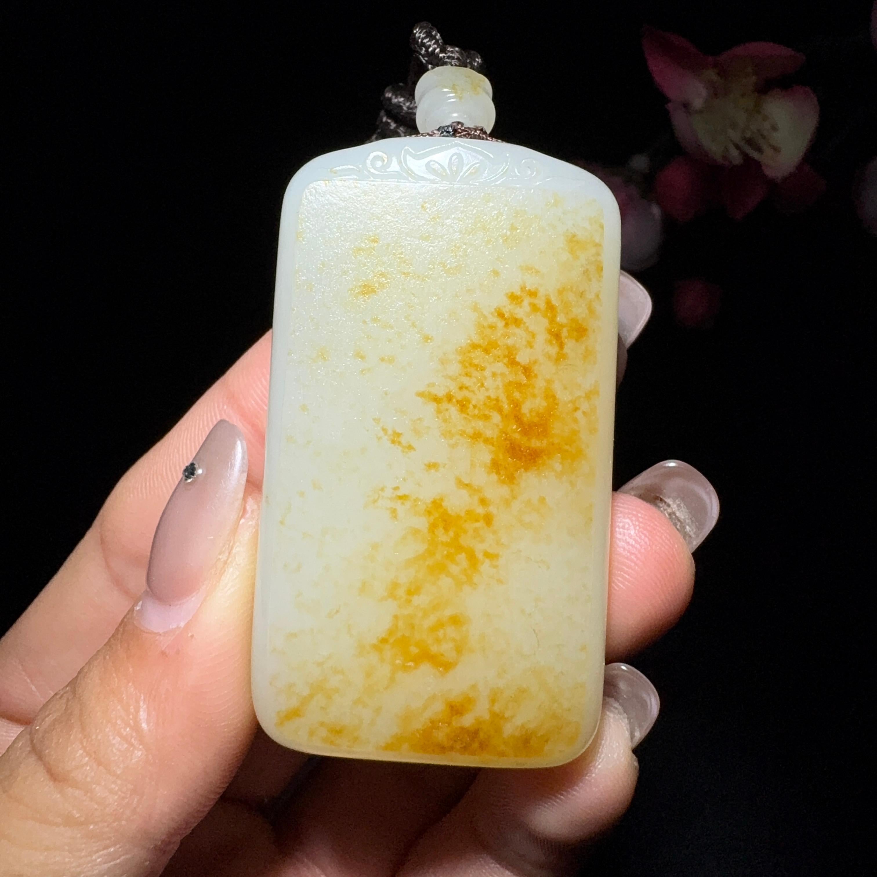和田玉籽料平安牌（58.1g）