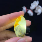 和田玉青花带黄皮籽料（9.3g）