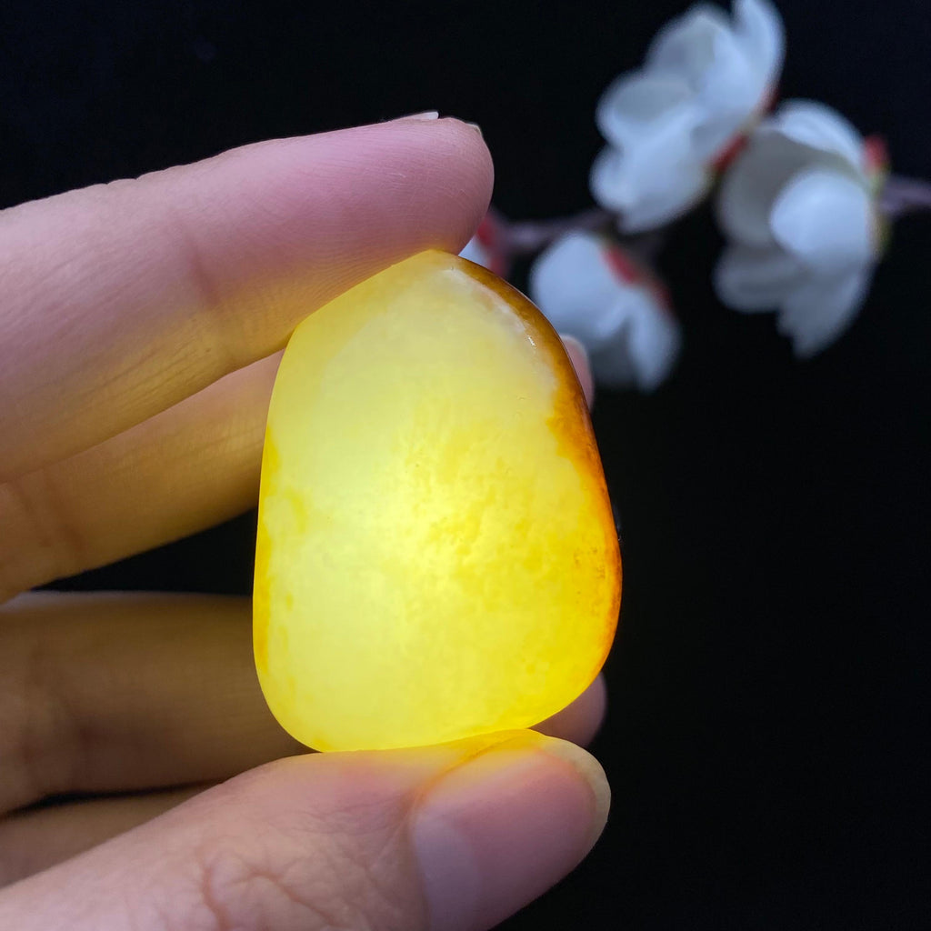 和田玉聚黄皮籽料（16.9g）