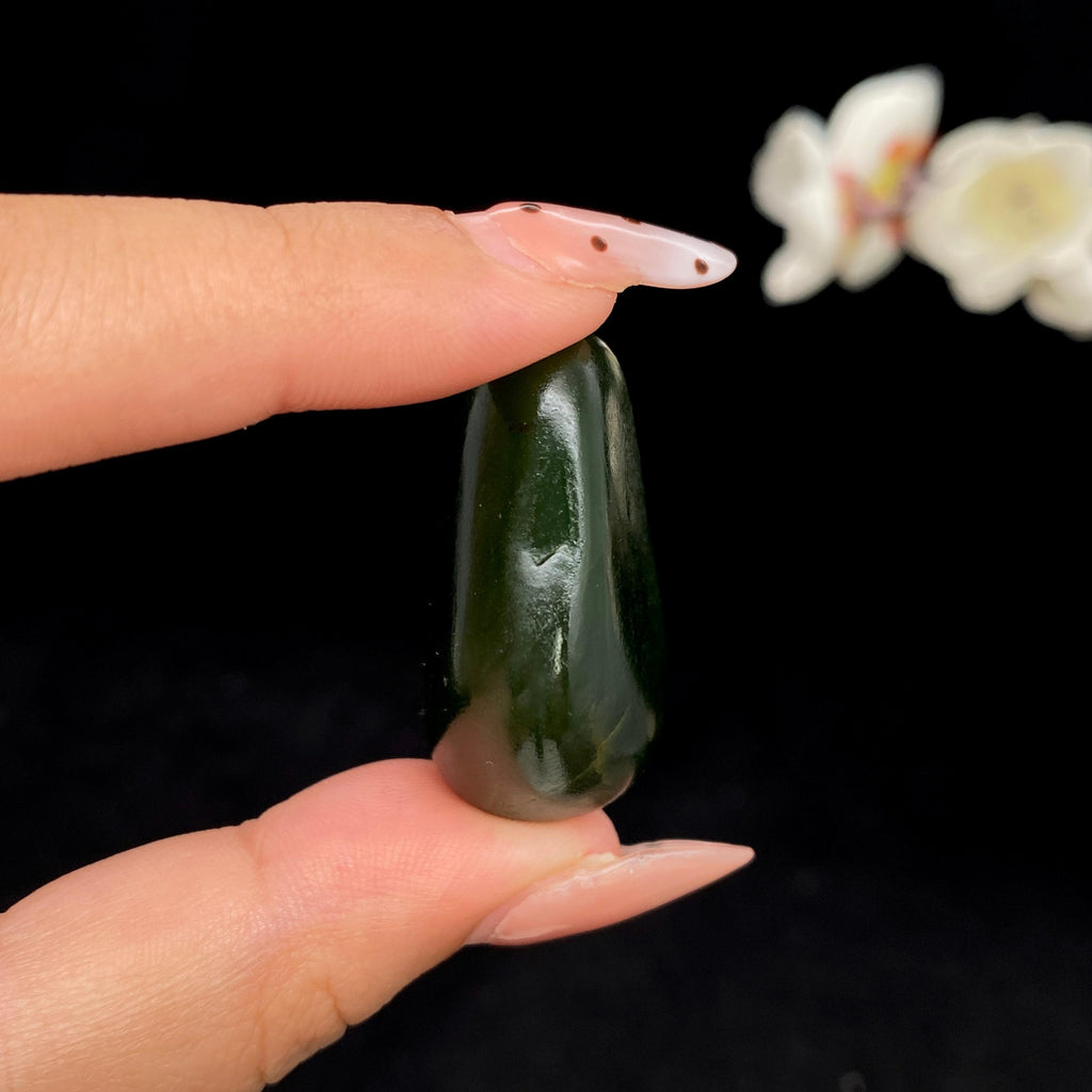 和田玉碧玉籽料挂件（25.5g）