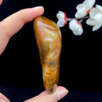 和田玉聚红皮籽料手把件（99.3g）
