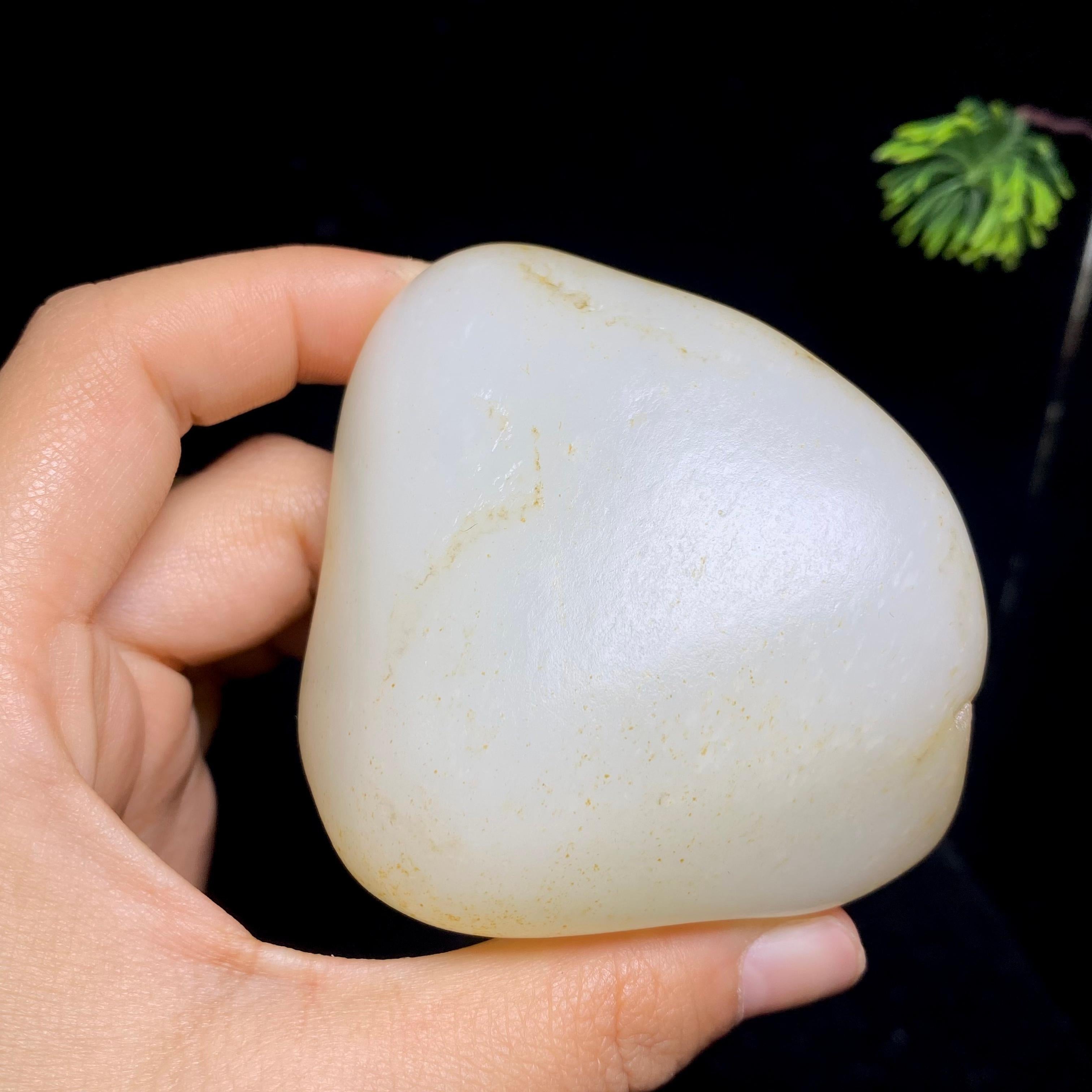 和田玉洒金皮籽料把件（225.3g）