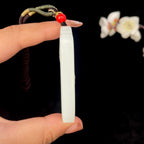 和田玉白玉【无事牌】挂件（48.9g）