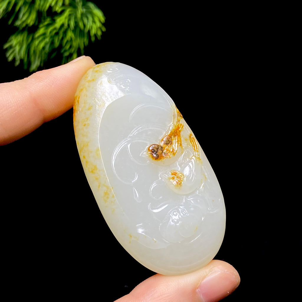 和田玉籽料喜事连连（56.2g）
