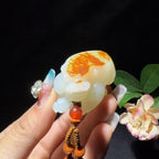 和田玉籽料挂件貔貅（65.8g）