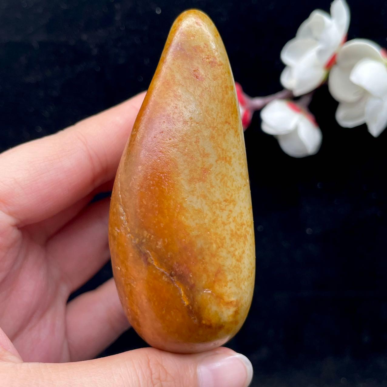 和田玉聚黄皮籽料（196.2g）