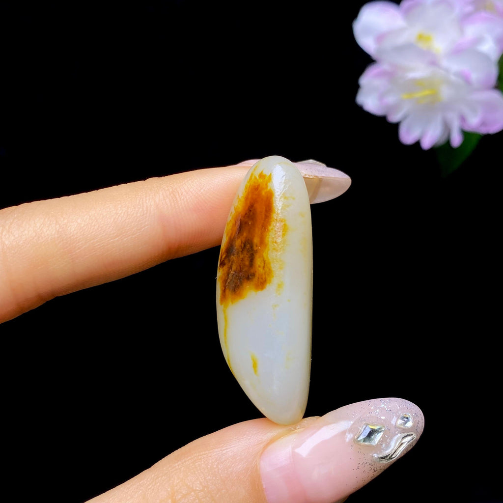 和田玉红皮白肉籽料挂件（12.4g）