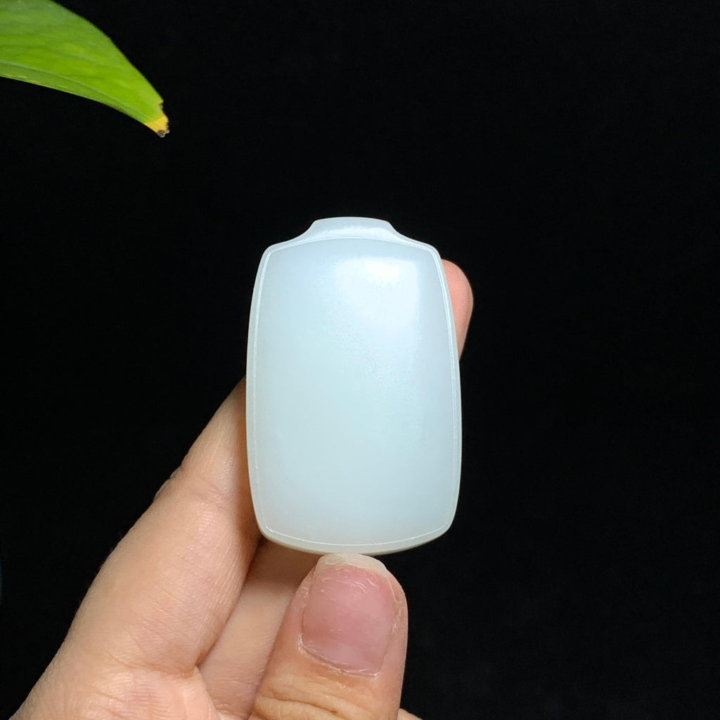 和田山料白玉无事牌挂件（42.1g）