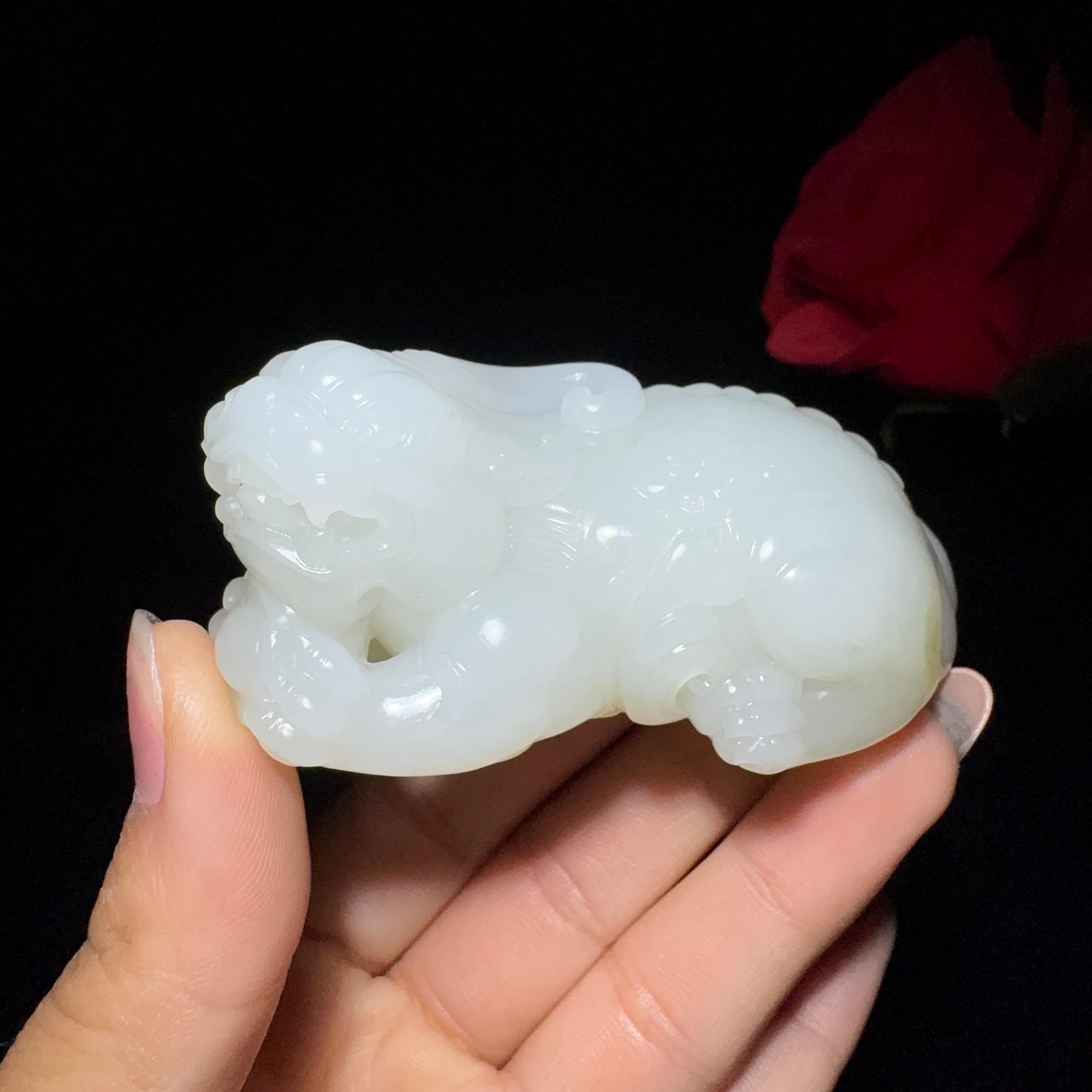 和田玉籽料手把件貔貅（139.5g）