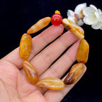 和田玉聚黄皮籽料【精品手串】（39g）